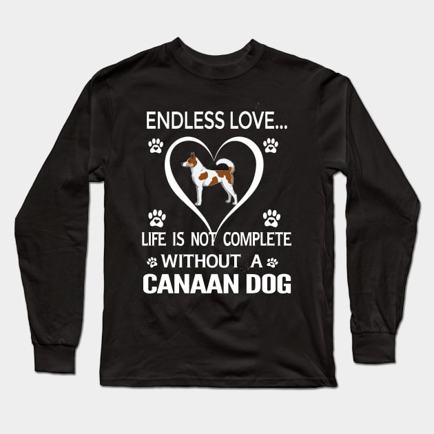 Canaan Dog Lovers Long Sleeve T-Shirt by bienvaem